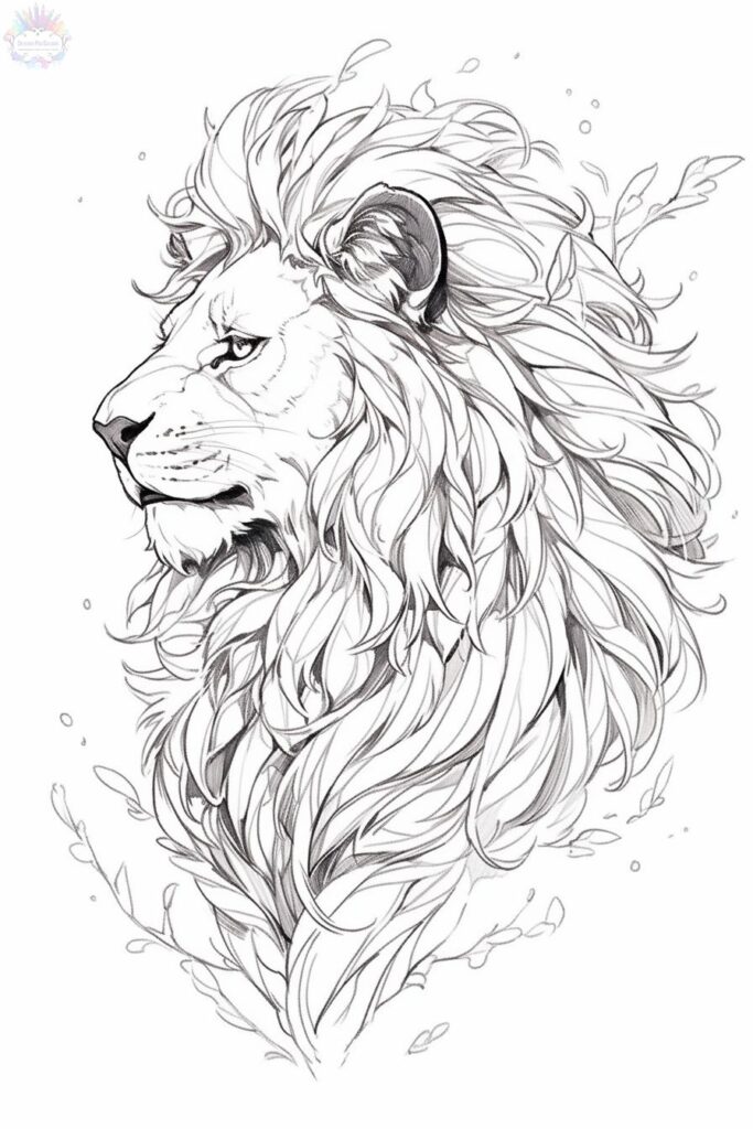 Coloriage Lion