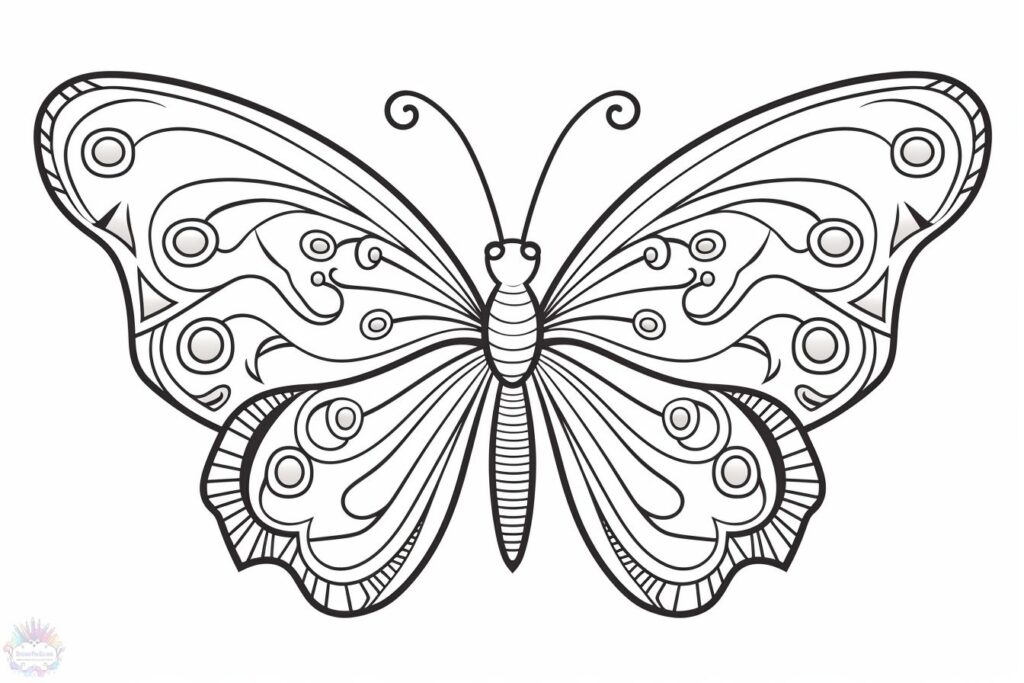 Coloriage Papillon