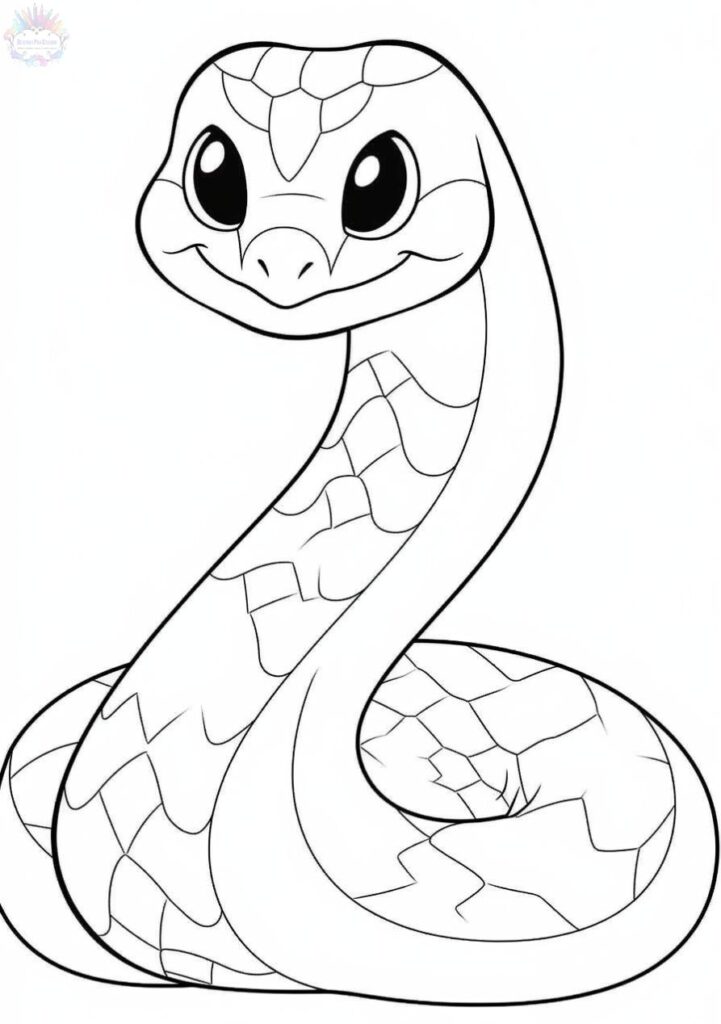 Coloriage Serpent