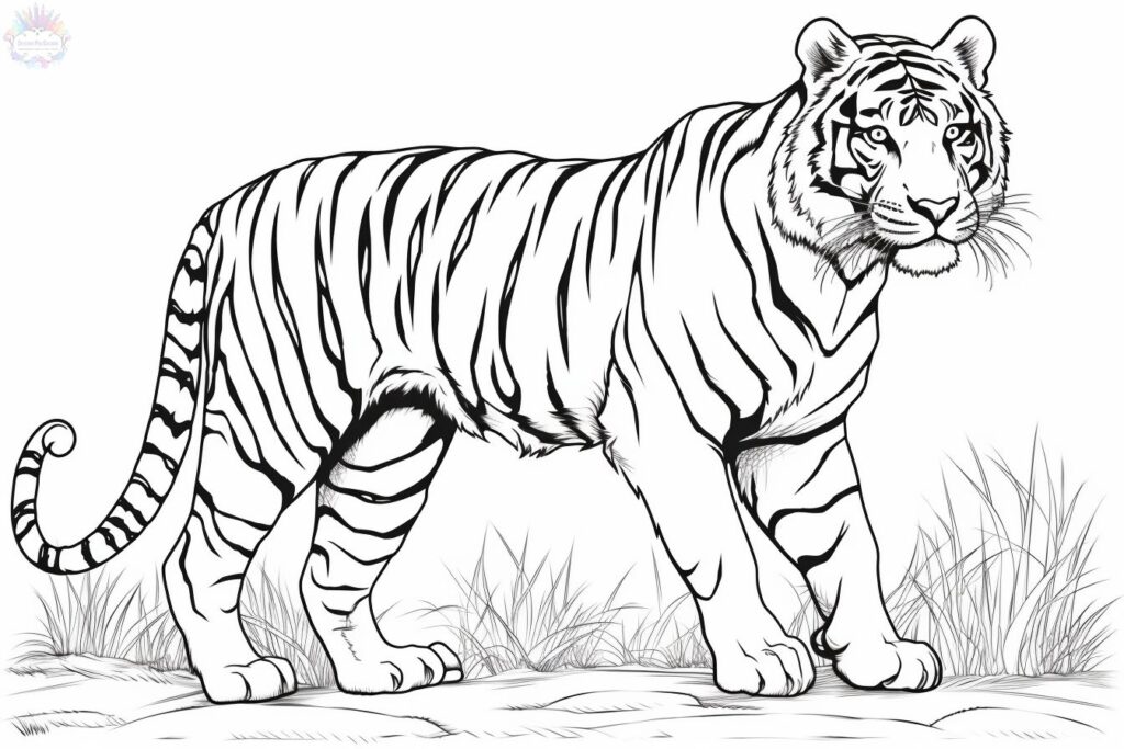 Coloriage Tigre