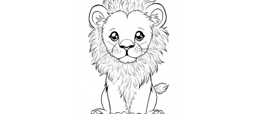 Coloriage Lion